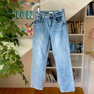 WOMENS PISTOLA JEANS, SIZE 24, LIGHT WASH, WORN 3 TIMES